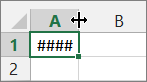 Expandindo colunas no Excel quando apresenta do erro ####